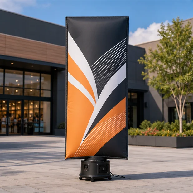 Sky Dancer con panel gráfico para venta directa de fábrica